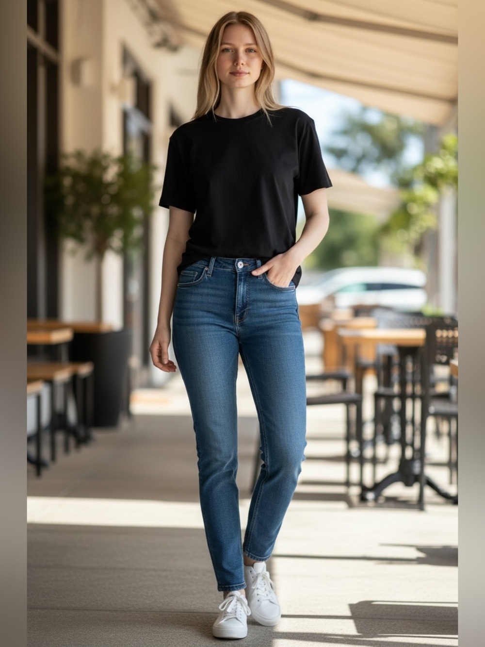 FRAME Le High Skinny Crop Jeans Dark Wash Premium Denim